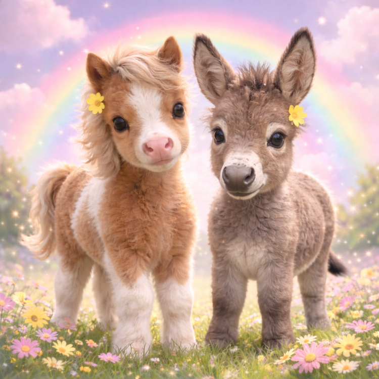 Horses + Donkeys